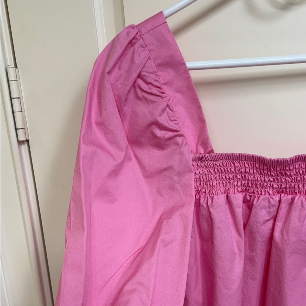 H&M Pink Puff Sleeve Blouse - Picture 6 of 11